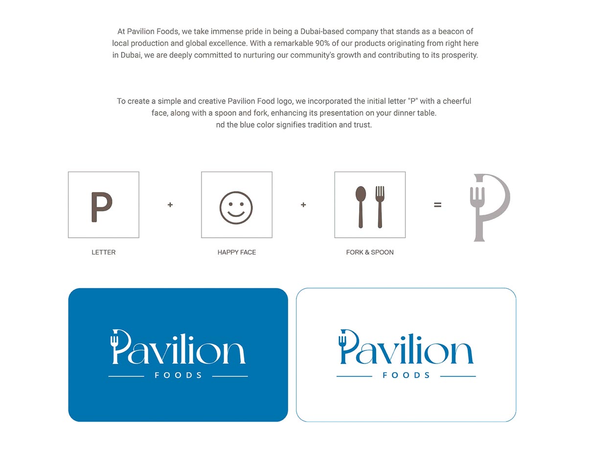 pavilion foods website design